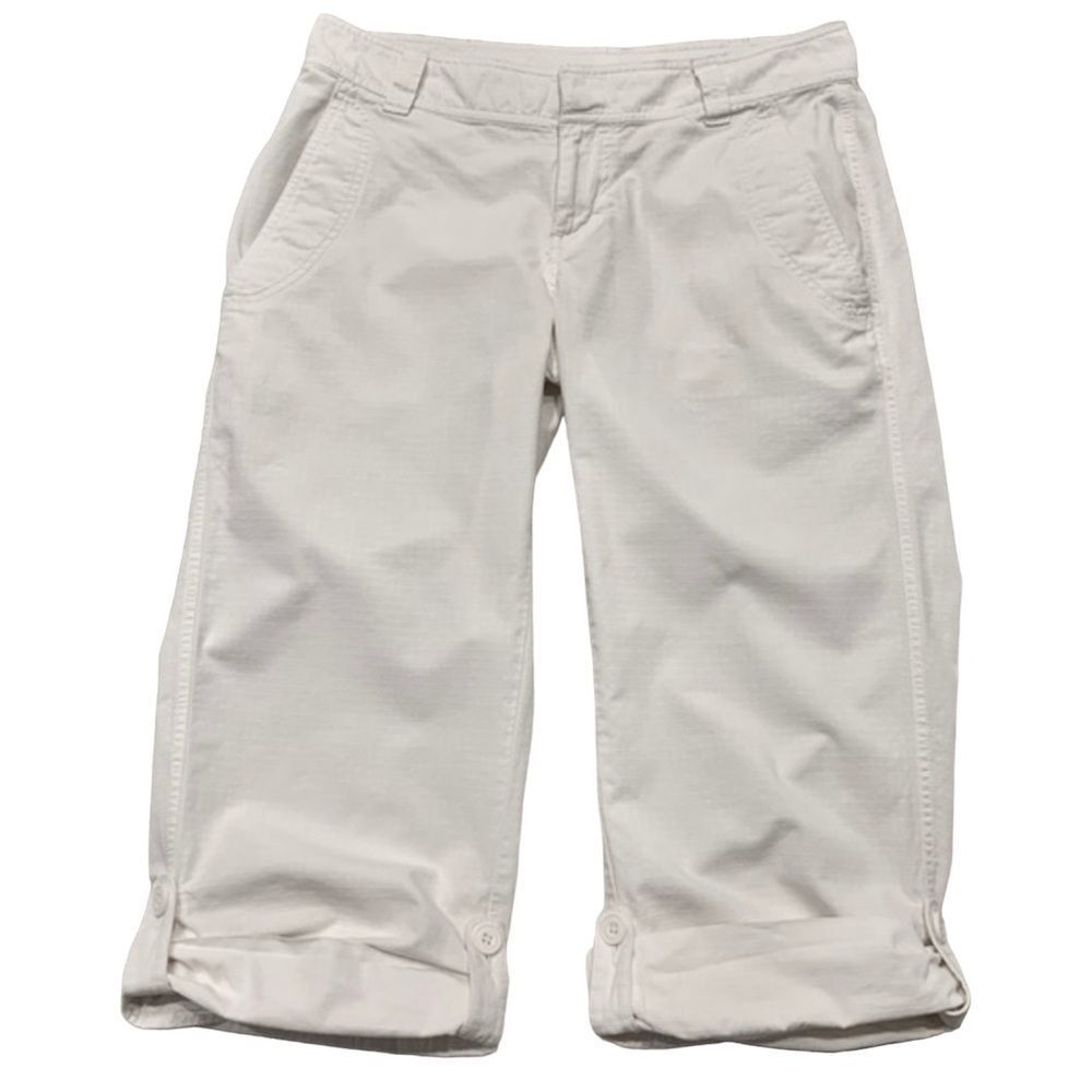 The North Face White Cropped Capris 8‎